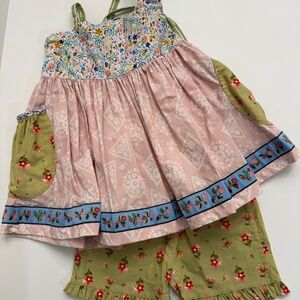 Matilda Jane Platinum Matching Set Size 6